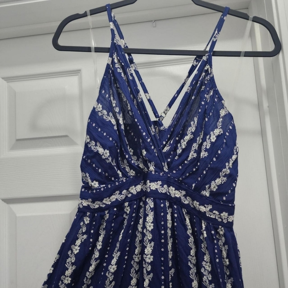 Angie Blue boho Maxi dress